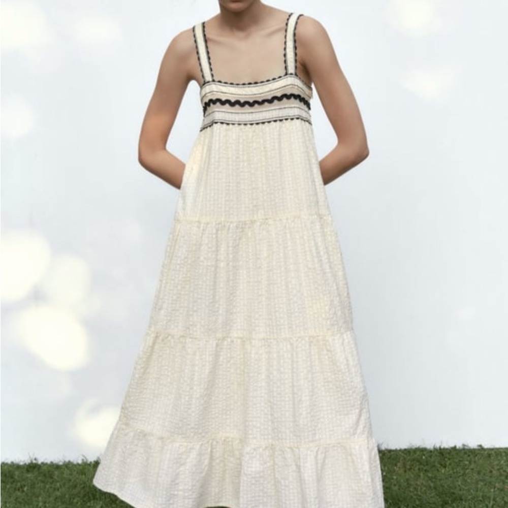 Zara midi boho dress. NWT. XL.